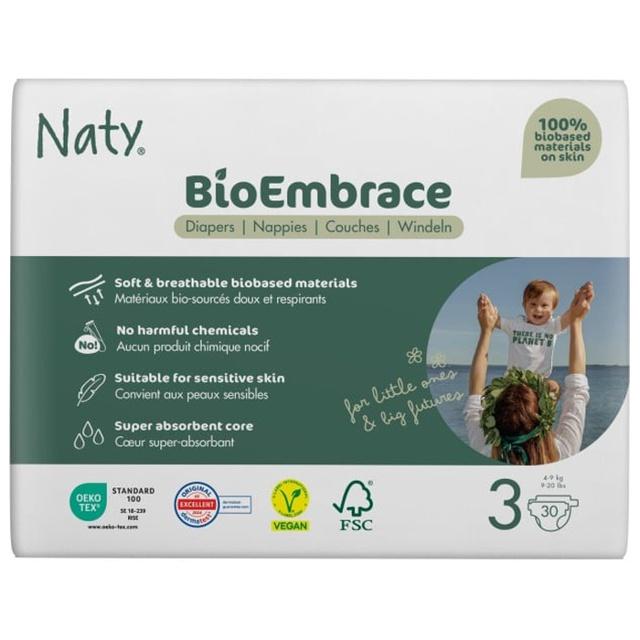 Naty Blöjor BioEmbrace storlek 3, 30 st product image