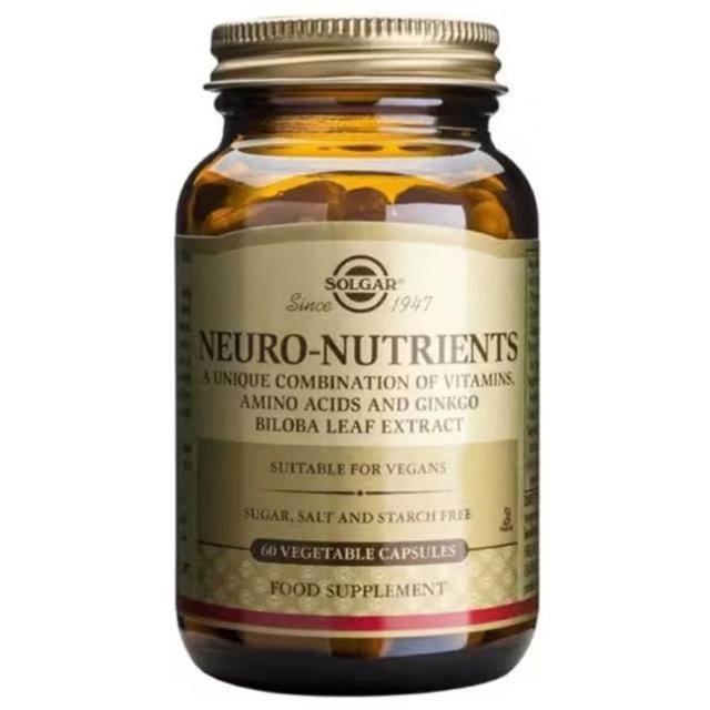 Neuro-Nährstoffe 60 pflanzliche Kapseln Solgar product image
