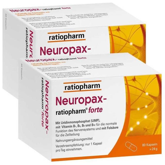 Neuropax-ratiopharm forte Kapseln, 2x80 St Kapseln product image