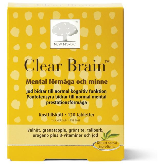 New Nordic Clear Brain 120 tabletter product image