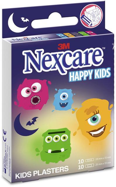 Nexcare Happy Kids Monster plåster 20 st product image