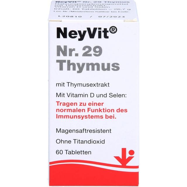 NEYVIT Nr.29 Thymus magensaftresistente Tabletten product image
