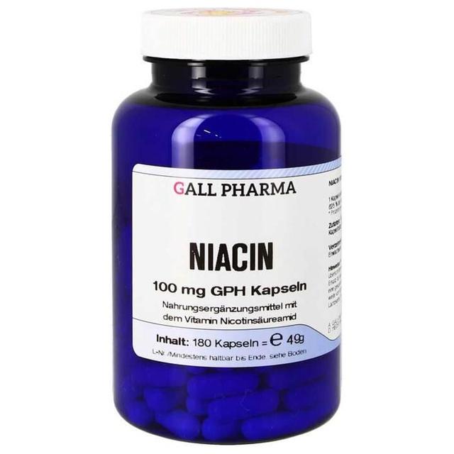 Niacin 100 mg GPH Kapseln, 180 St Kapseln product image