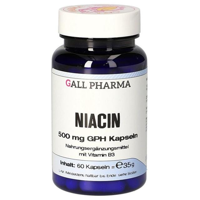 Niacin 500 mg GPH Kapseln product image