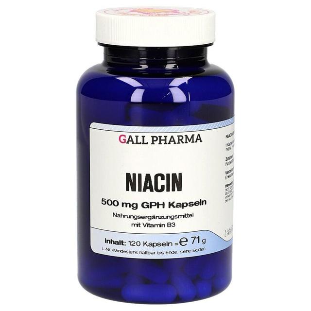 Niacin 500 mg GPH Kapseln product image