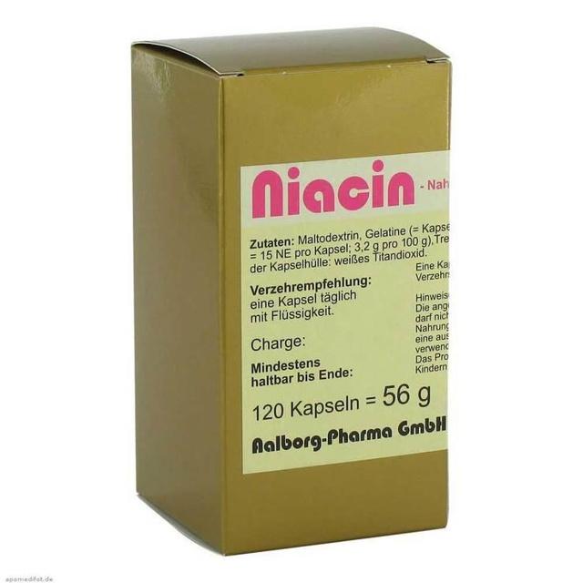 Niacin Kapseln, 120 St Kapseln product image