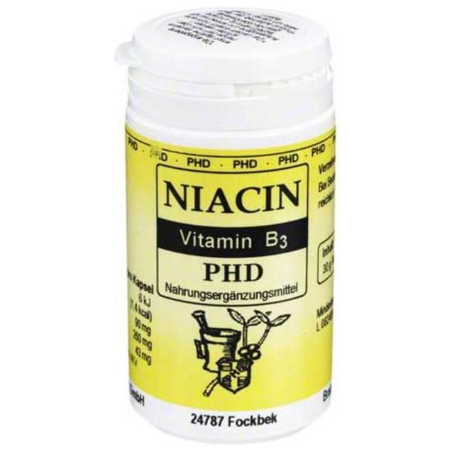 Niacin Kapseln - PHD, 70 St Kapseln product image