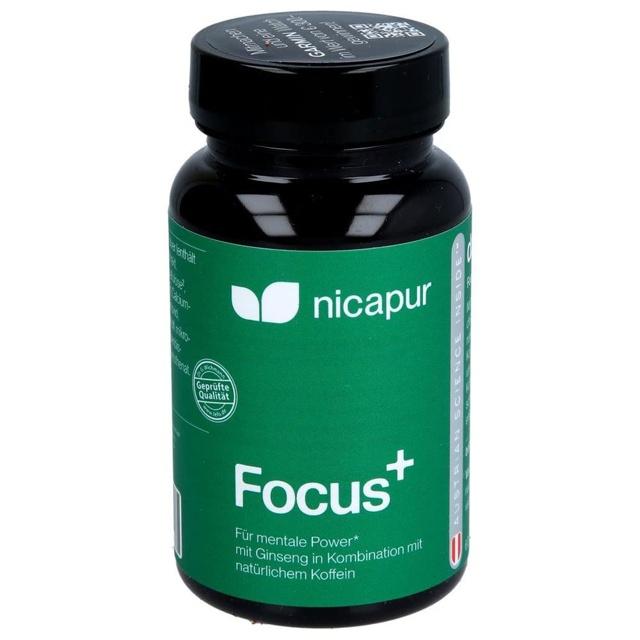 Nicapur Focus + Kapseln, 60 St Kapseln product image