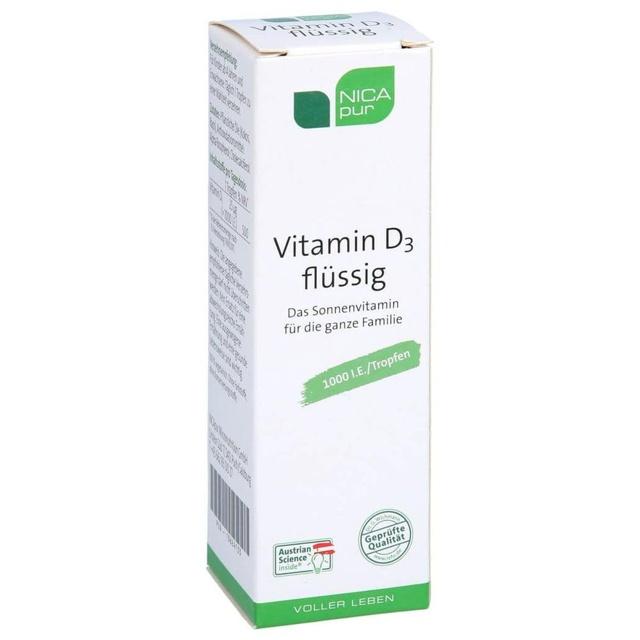 NICApur Vitamin D3 flüssig 25 ml Tropfen product image