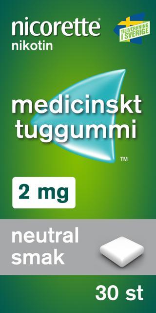 Nicorette, medicinskt tuggummi 2 mg 30 st product image