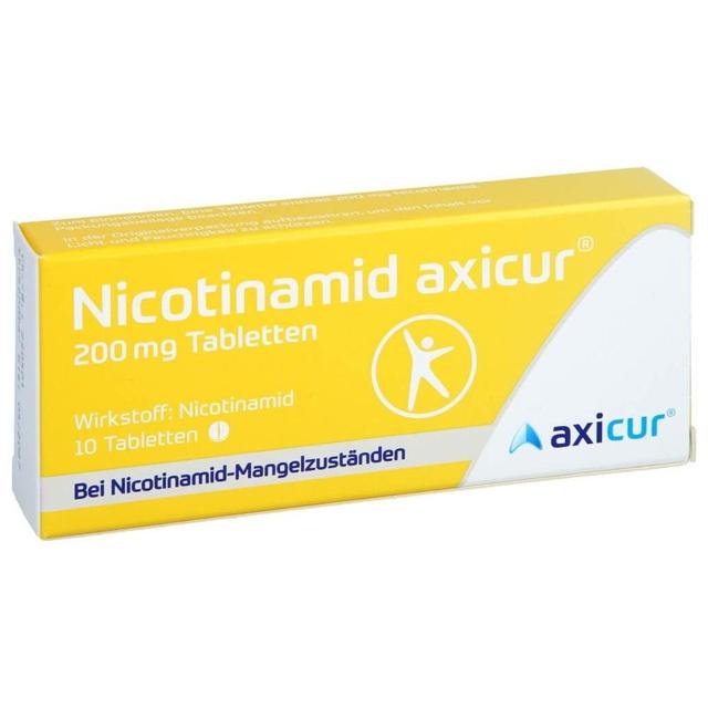 NICOTINAMID axicur 200 mg Tabletten product image