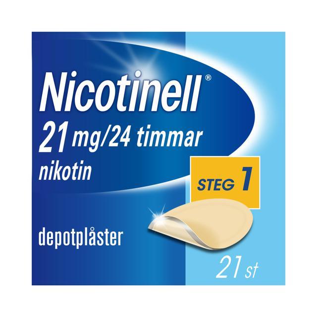 Nicotinell, depotplåster 21 mg/24 timmar, 21 st product image