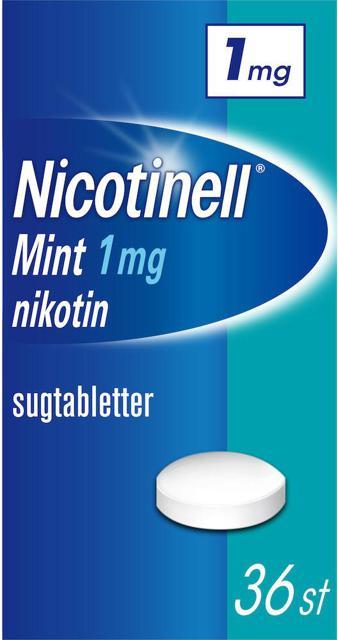 Nicotinell Mint komprimerad sugtablett 1 mg 36 st product image