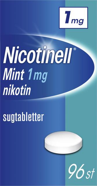 Nicotinell Mint komprimerad sugtablett 1 mg 96 st product image
