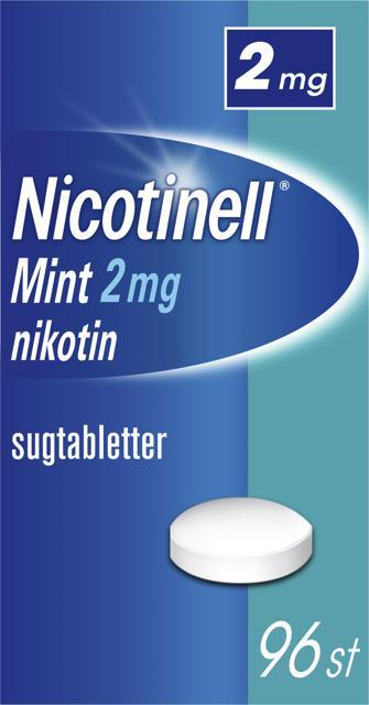 Nicotinell Mint komprimerad sugtablett 2 mg 96 st product image