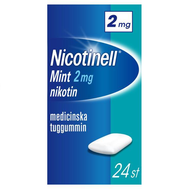 Nicotinell Mint medicinskt tuggummi 2 mg 24 st product image