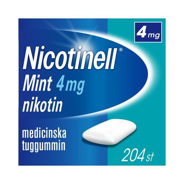 Nicotinell Mint 4mg Nikotin Medicinska tuggummin 204 st product image