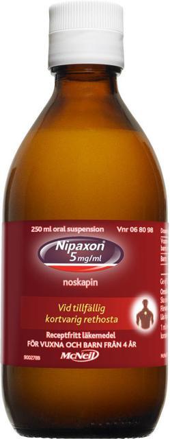 Nipaxon oral suspension 5 mg/ml 250 ml product image