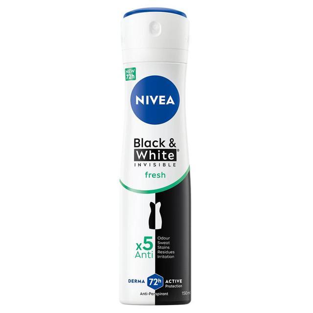NIVEA Black & White Fresh Spray 150 ml product image