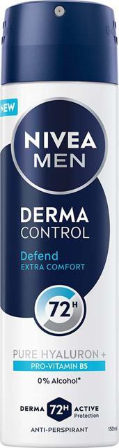 NIVEA MEN Antiperspirant Deo Spray Derma Control Defend 150 ml product image