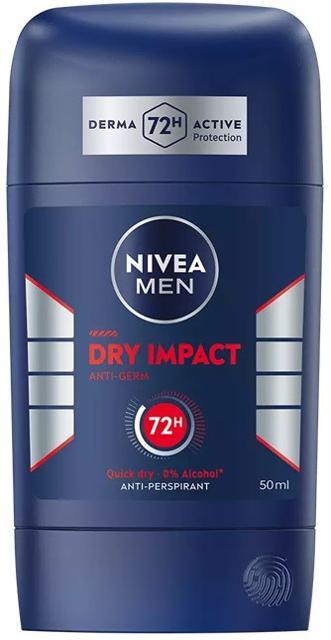 NIVEA MEN Antiperspirant Deodorant Dry Impact Stick 50ml product image