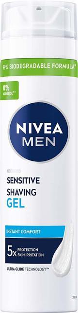 NIVEA MEN Sensitive Shaving Gel 200ml product image