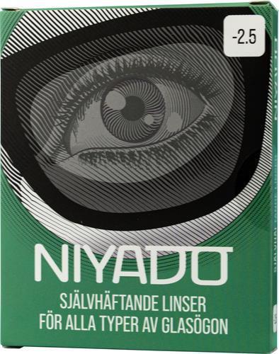 NIYADO Självhäftande Optiska Silikonlinser 1-par -2,5 product image