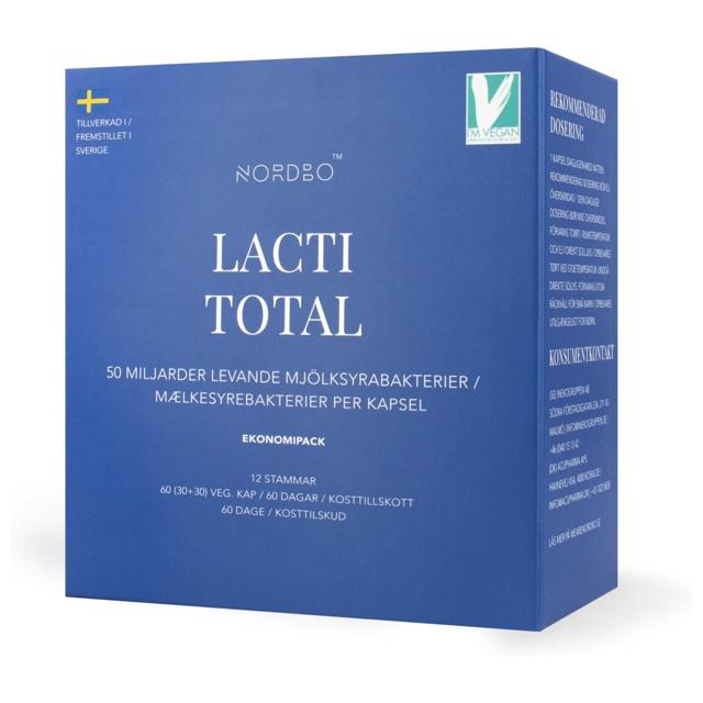 Nordbo, LactiTotal 50 miljarder 60 kapslar product image