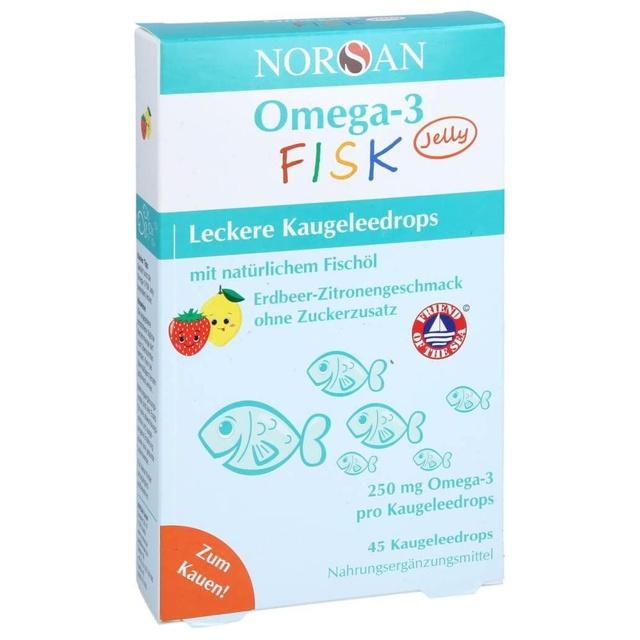 NORSAN Omega-3 FISK Jelly 45 St Dragees product image