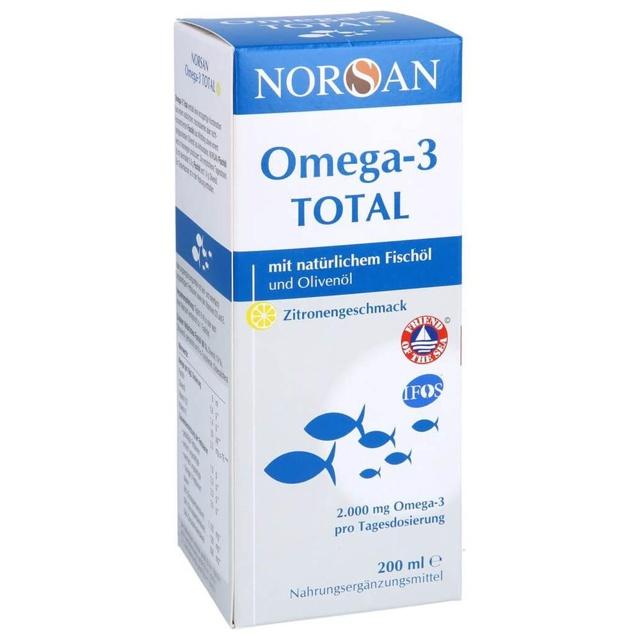 NORSAN Omega-3 TOTAL flüssig Fischöl 200 ml Flüssigkeit product image