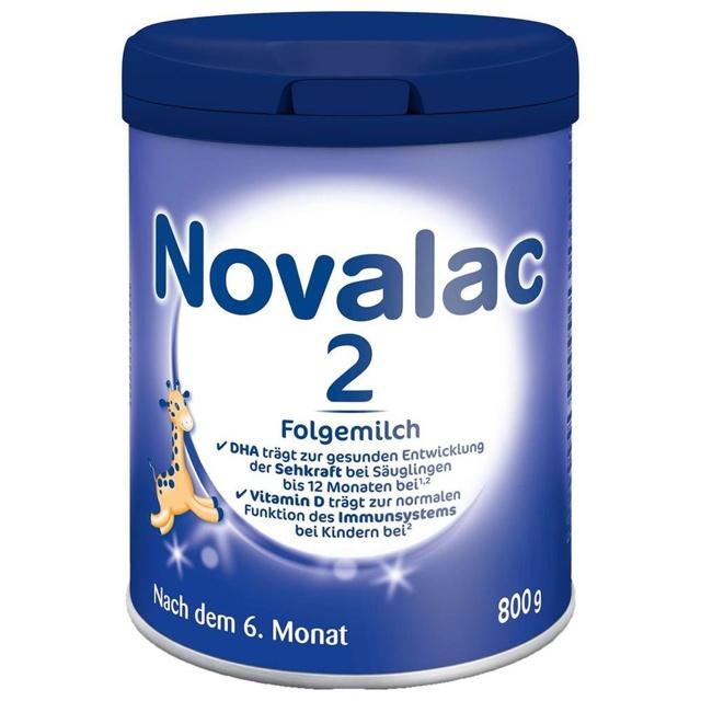 Novalac 2 Folge-Milchnahrung Pulver nach dem 6.Monat, 800 g Pulver product image