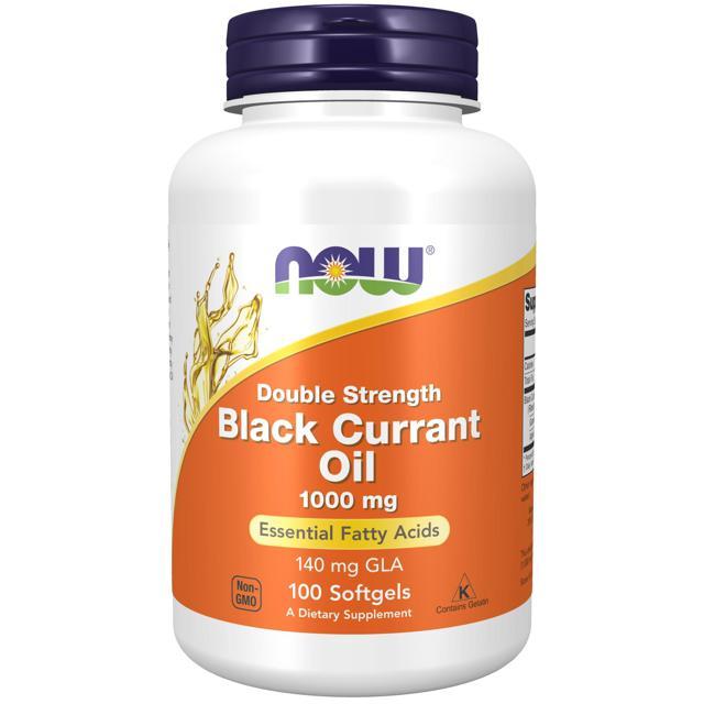 NOW Black Currant Oil Double Strength 1000 mg Kapslar 100 st product image