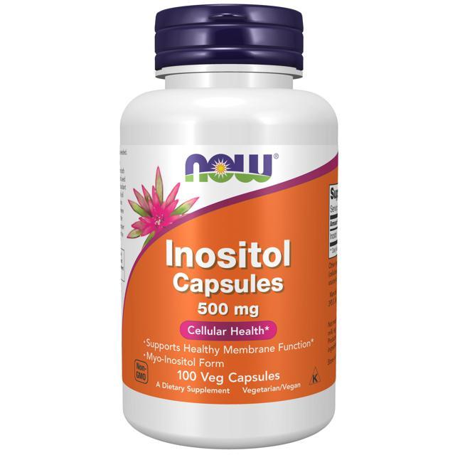 NOW Inositol 500mg 100 kapslar product image