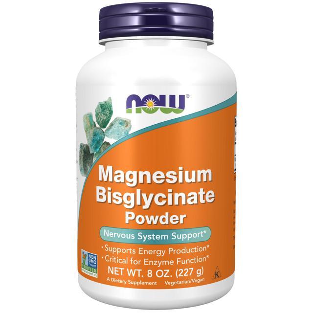 NOW Magnesium Bisglycinate Powder Pulver 227 g product image