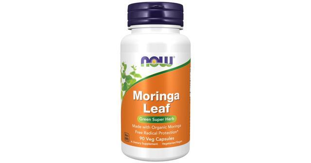 NOW Moringa Leaf 400mg 90 kapslar product image