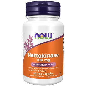 NOW Nattokinase 100 mg 60 kapslar product image