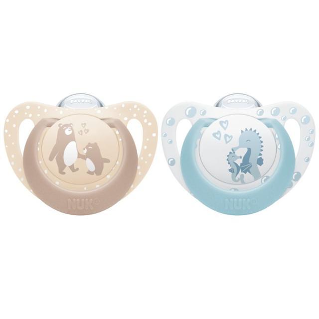 NUK First Choice Bear/Seahorse, stl 0-6 mån product image
