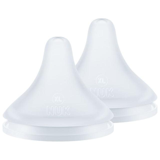 NUK Perfect Match Dinapp, stl XL, Extra snabbt flöde, +6mån, 2 st product image