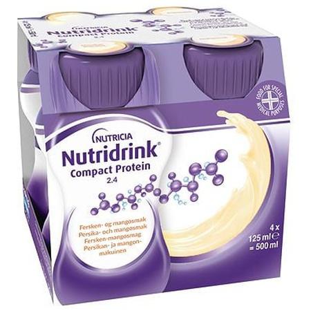 Nutridrink Compact Protein Persika-Mangosmak 4 x 125 ml product image