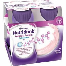 Nutridrink Compact Protein Sensations Svalkande Röd Frukt 4 x 125 ml product image