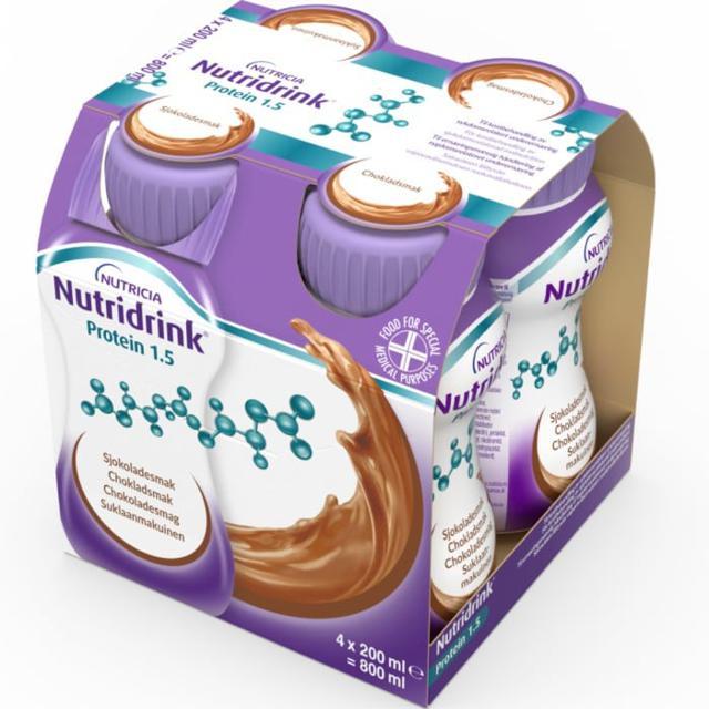 Nutridrink Protein Choklad 4x200 ml product image