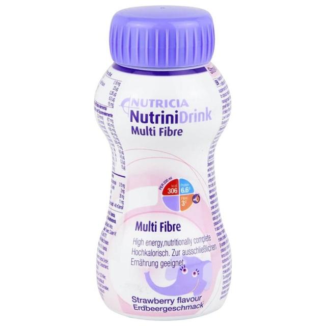 NUTRINIDRINK MultiFibre Erdbeergeschmack product image