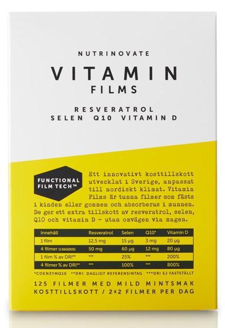 Nutrinovate Nutrinovate Vitamin Films Multivitaminfilmer 57 g product image