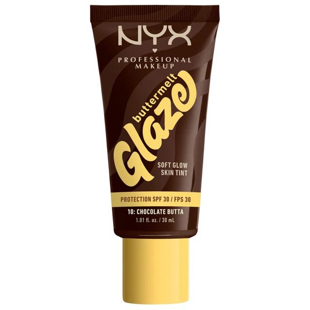 NYX Professional Makeup Buttermelt Glaze Skin Tint SPF30 Foundation 10 Chocolate Butta - 30 ml product image