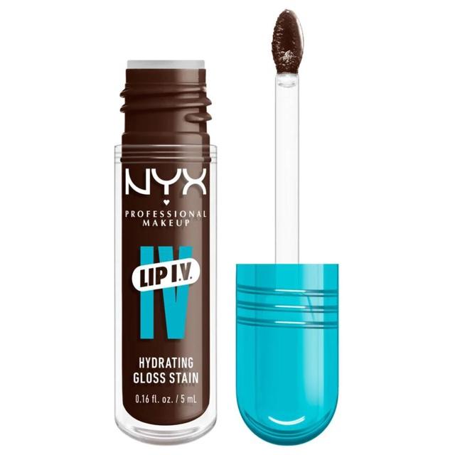 NYX Professional Makeup Lip I.V. Hydrating Gloss Stain läppglans 06 Espresso Soak 5 ml product image
