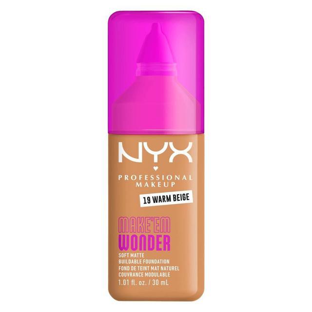 NYX Professional Makeup Make Em Wonder Foundation 19 Warm Beige 30 ml product image