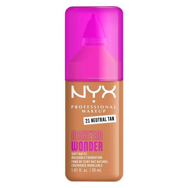 NYX Professional Makeup Make Em Wonder Foundation 21 Neutral Tan product image