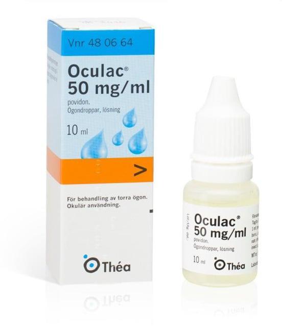 Oculac, ögondroppar, lösning 50 mg/ml 10 ml product image