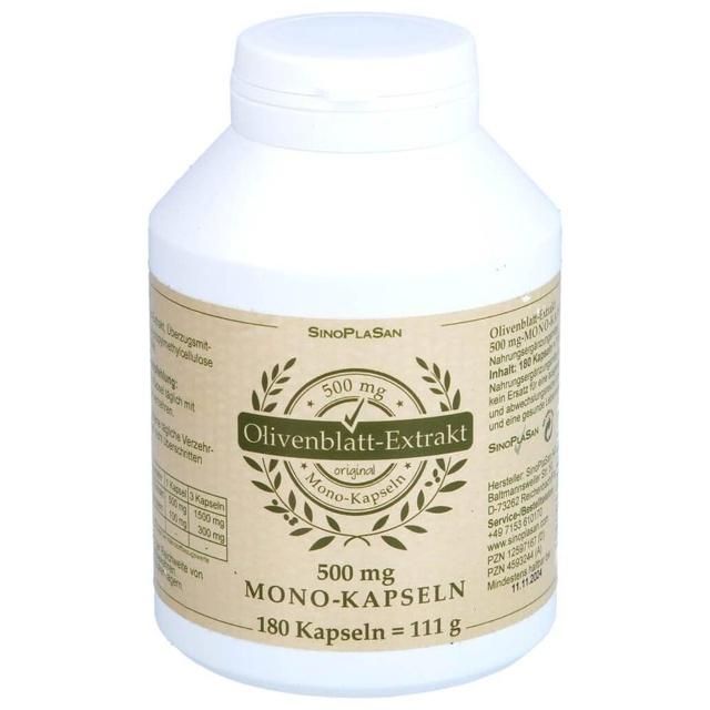 OLIVENBLATT-Extrakt 500 mg Mono-Kapseln product image
