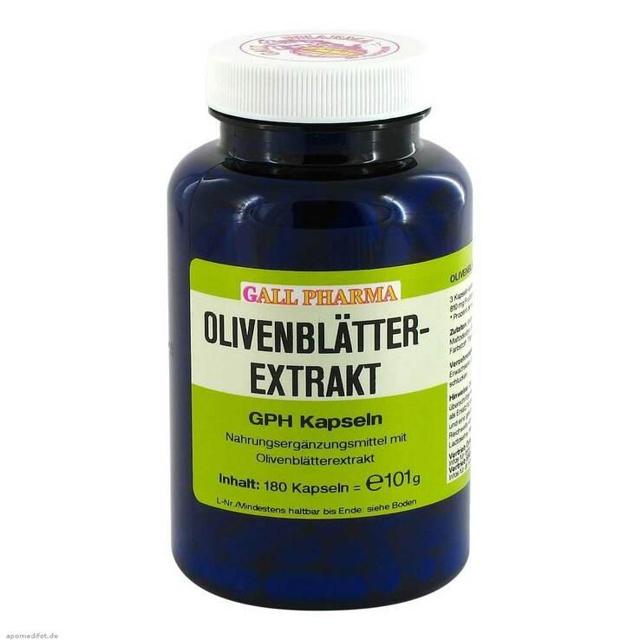Olivenblätterextrakt GPH Kapseln, 180 St Kapseln product image
